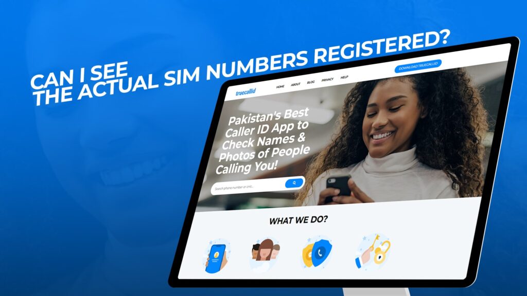 Can I See the Actual SIM Numbers Registered?